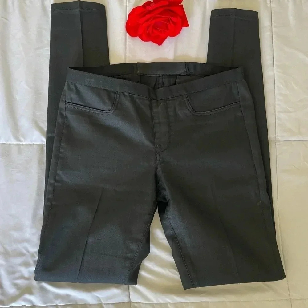 Helmut Lang coated skinny jeans